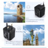Travel Adapter USB USB-C Port