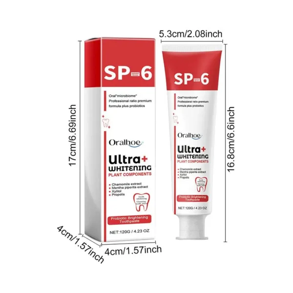 2 Pcs SP-6 Ultra Whitening Toothpaste